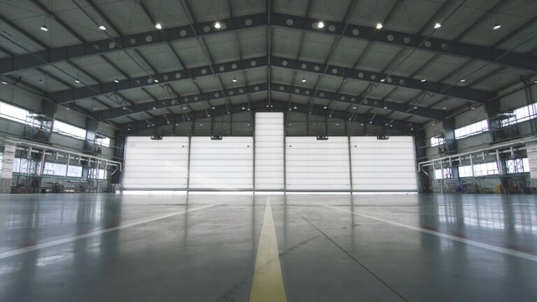 High-performance commercial Buidling with fast operation doors