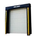 Vehicle restraint systems at commercial dock