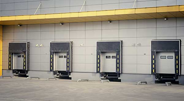 Dock lift equipment with safety features
