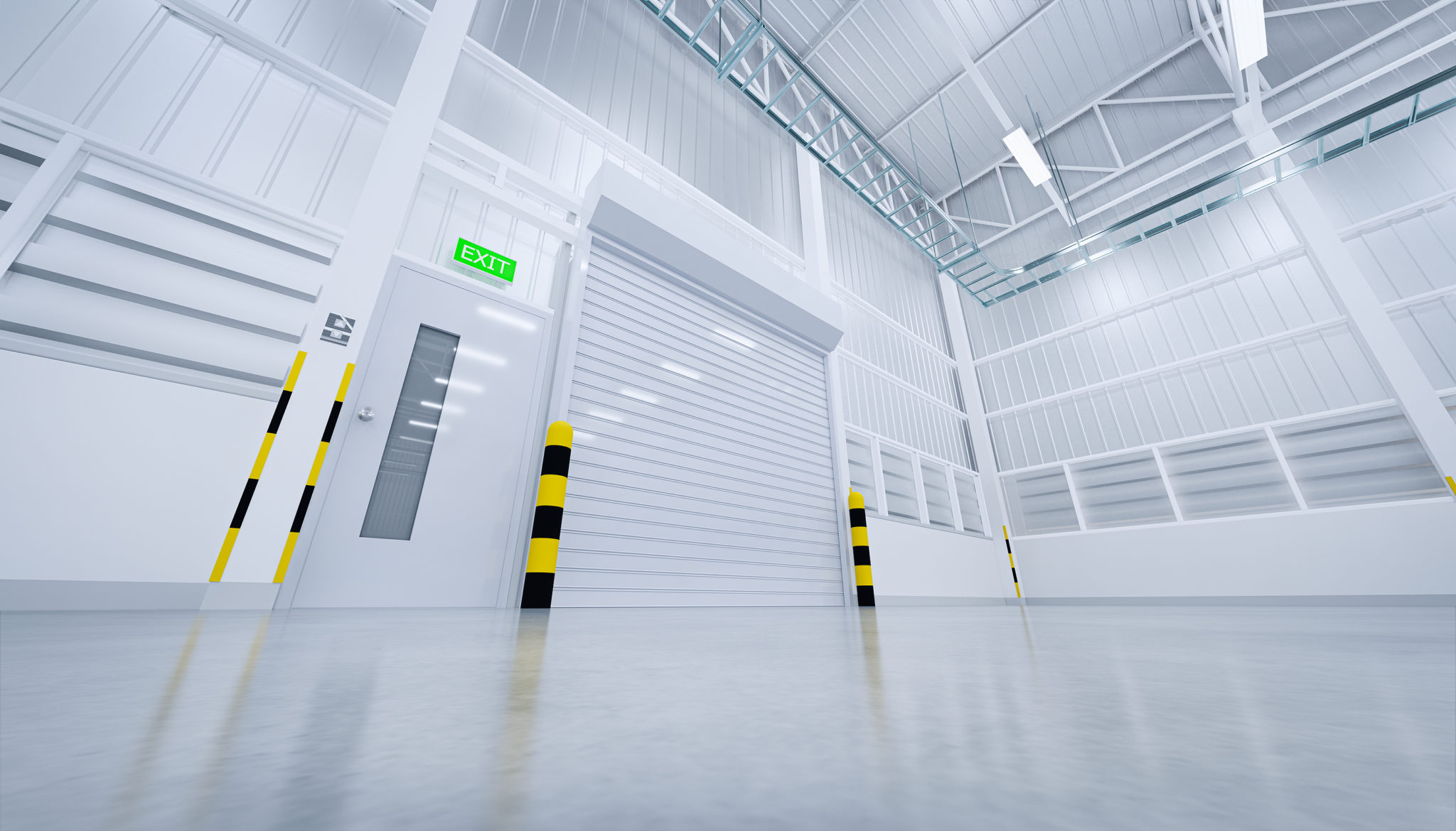 Who-Needs-Customized-Commercial-Garage-Doors.jpg High-performance rolling door in auto repair shop